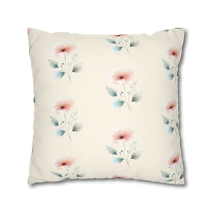Floral Soft Spun Polyester Pillowcases - Elegant Home Decor - Dipaliz - & Shams