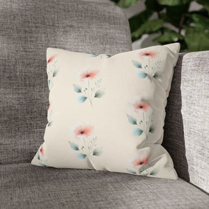 Floral Soft Spun Polyester Pillowcases - Elegant Home Decor - Dipaliz - & Shams