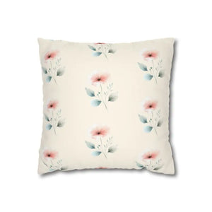 Floral Soft Spun Polyester Pillowcases - Elegant Home Decor - Dipaliz - & Shams