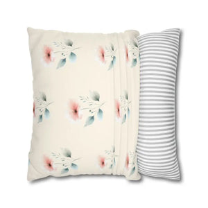 Floral Soft Spun Polyester Pillowcases - Elegant Home Decor - Dipaliz - & Shams