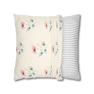 Floral Soft Spun Polyester Pillowcases - Elegant Home Decor - Dipaliz - & Shams