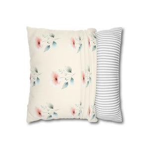Floral Soft Spun Polyester Pillowcases - Elegant Home Decor - Dipaliz - & Shams