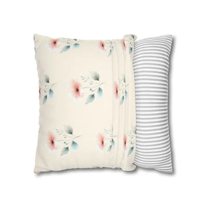 Floral Soft Spun Polyester Pillowcases - Elegant Home Decor - Dipaliz - & Shams
