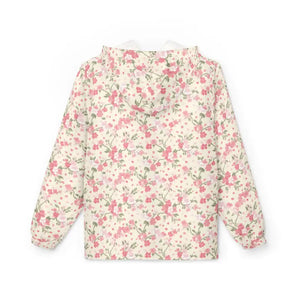 Outerwear - Floral Pink Rose All-over Print Windbreaker Jacket
