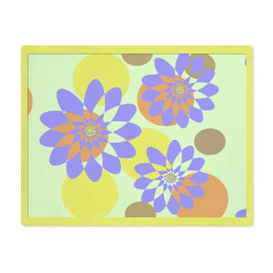 Floral Cotton Placemat - Vibrant Cloth Table Decor - Dipaliz - 18’’ × 14’’ - Placemats