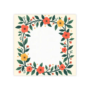 Vibrant Sticky Notes - Floral Colorful Creativity - Dipaliz