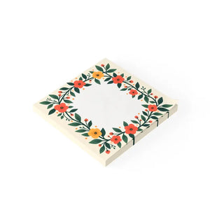 Vibrant Sticky Notes - Floral Colorful Creativity - Dipaliz