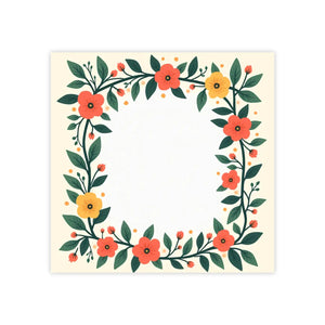 Floral Vibrant Sticky Notes - Colorful Creativity - Dipaliz