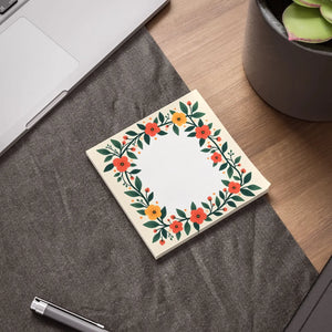 Floral Vibrant Sticky Notes - Colorful Creativity - Dipaliz