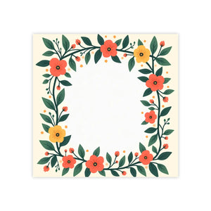Floral Vibrant Sticky Notes - Colorful Creativity - Dipaliz