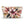 Spun Polyester Accessory Pouch - Bold Floral Design - Dipaliz - Large / White Zipper - Cosmetic & Toiletry Bags