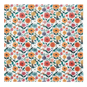 Eco Friendly Print Bandana - Floral Recycled - Dipaliz - Bandanas