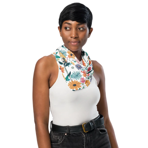 Eco Friendly Print Bandana - Floral Recycled - Dipaliz - Bandanas