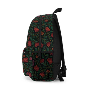 Floral Print Backpack - Boho Chic Water Resistant - Dipaliz - School Backpacks