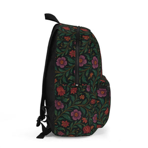 Floral Print Backpack - Boho Chic Water Resistant - Dipaliz - School Backpacks