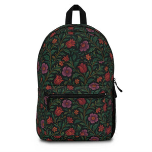 Floral Print Backpack - Boho Chic Water Resistant - Dipaliz - School Backpacks