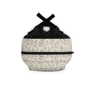 Trendy Floral Print Backpack - Peony Bloom School Bag - Dipaliz - Backpacks