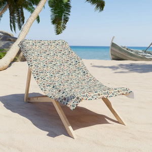 Floral Print Beach Towel – Day Gift - Dipaliz - Towels