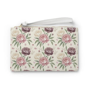 Floral Print Clutch Bag - Elegant Handbag for Weddings Parties and Everyday use - Bags