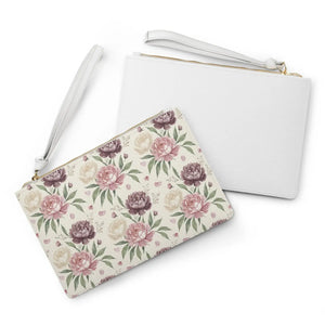 Floral Print Clutch Bag - Elegant Handbag for Weddings Parties and Everyday use - Bags