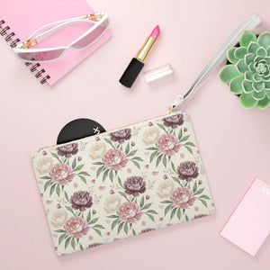 Floral Print Clutch Bag - Elegant Handbag for Weddings Parties and Everyday use - Bags