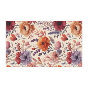 Vibrant Tea Towels - Floral Print Cotton Kitchen Decor - Dipaliz