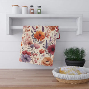 Vibrant Tea Towels – Floral Print Cotton - Dipaliz