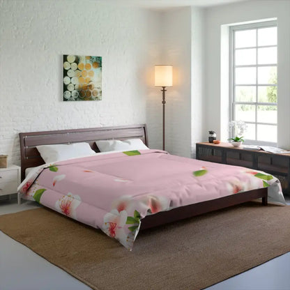 Floral Cozy Comforter Bliss: Dive Into Style and Relaxation - 104’’ × 88’’ Home Decor