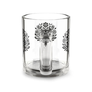 Vibrant Floral Print Mug - Colorful Glass Design - Dipaliz - Mugs