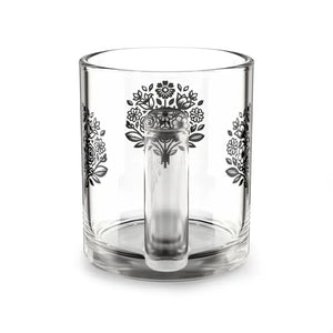 Floral Print Mug - Vibrant Colored Glass Design - Dipaliz - 10oz - Mugs