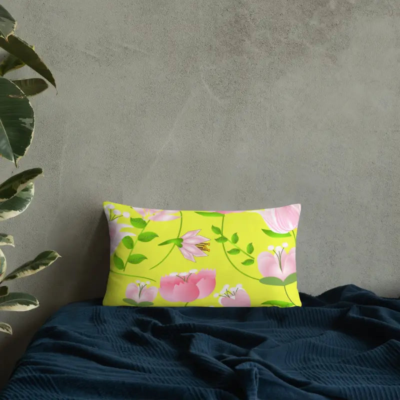 Floral Print Pillow: Elevate your Space with Cozy Elegance! - Home Decor