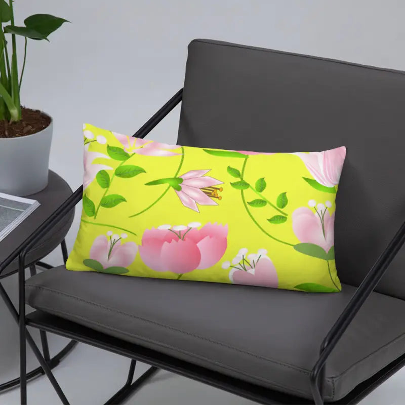 Floral Print Pillow: Elevate your Space with Cozy Elegance! - Home Decor