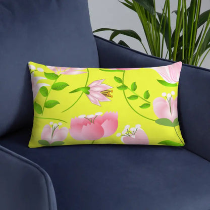 Floral Print Pillow: Elevate your Space with Cozy Elegance! - Home Decor