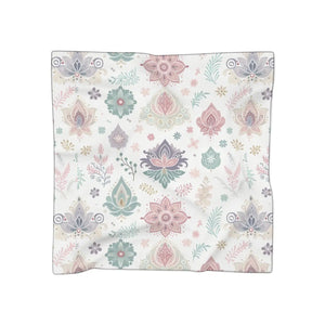 Chic Floral Print Poly Scarf - Elegant Lightweight Accessory - Dipaliz - Scarves & Shawls