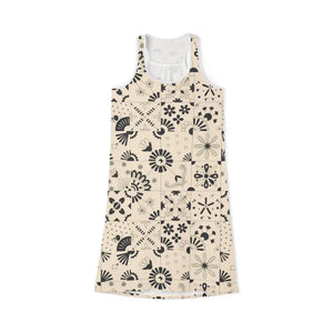 Floral Print Racerback Dress - Bohemian Summer Style - Dipaliz - Dresses