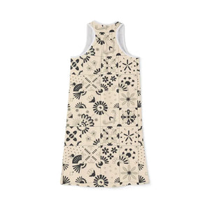 Floral Print Racerback Dress - Bohemian Summer Style - Dipaliz - Dresses