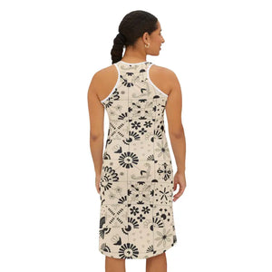 Floral Print Racerback Dress - Bohemian Summer Style - Dipaliz - Dresses