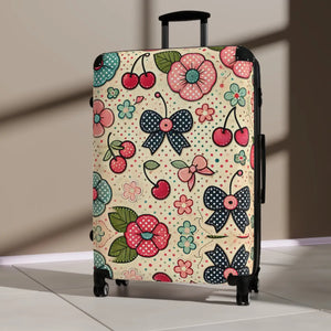 Vibrant Floral Print Suitcase - Cool Explorers - Dipaliz - Suitcases
