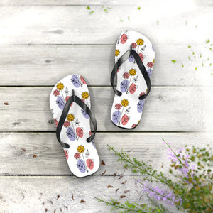 Floral Print Flip Flops - Summer Style Eva - Dipaliz - Slippers