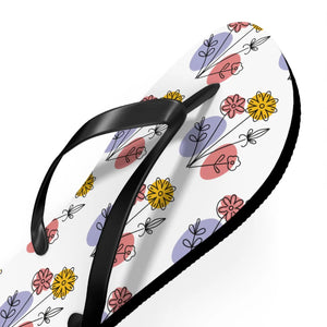 Floral Print Flip Flops - Summer Style Eva - Dipaliz - Slippers