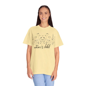 Vibrant Floral Print Unisex Garment-dyed Tee - Dipaliz - T-shirts