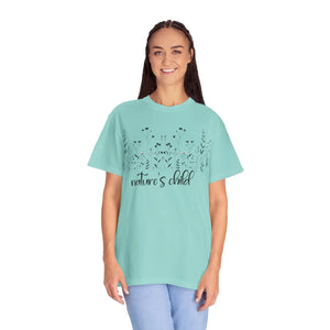 Vibrant Floral Print Unisex Garment-dyed Tee - Dipaliz - T-shirts