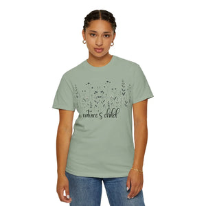 Vibrant Floral Print Unisex Garment-dyed Tee - Dipaliz - T-shirts