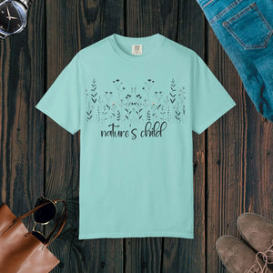 Vibrant Floral Print Unisex Garment-dyed Tee - Dipaliz - T-shirts