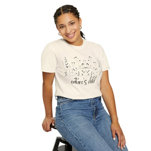 Vibrant Floral Print Unisex Garment-dyed Tee - Dipaliz - T-shirts