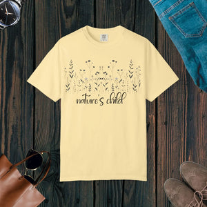 Vibrant Floral Print Unisex Garment-dyed Tee - Dipaliz - T-shirts