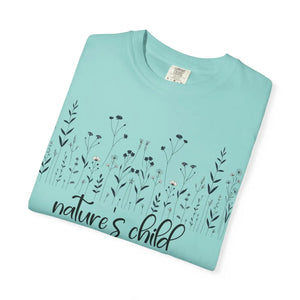 Vibrant Floral Print Unisex Garment-dyed Tee - Dipaliz - T-shirts