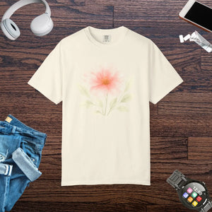 Premium Floral Print Unisex Garment-dyed Tee - Relaxed Casual - Dipaliz - T-shirts