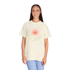 Premium Floral Print Unisex Garment-dyed Tee - Dipaliz - T-shirts