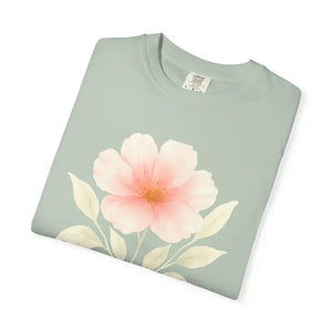 Premium Floral Print Unisex Garment-dyed Tee - Dipaliz - T-shirts